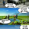 meme-meme kocak Hesti perusak taman bunga Amaryllis