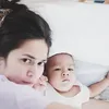 FOTO: Momen Lovely Sabai Morscheck dan Baby Bjorka
