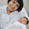 Putri Titian dan Junior Liem Dengan Baby Iori