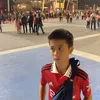 Foto Nayottama Anak Taufik Hidayat Saat Nonton Piala Dunia di Qatar