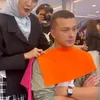 Foto Nicholas Saputra dengan Rambut Undercut
