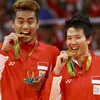 momen indonesia raya berkumandang di Rio 2016