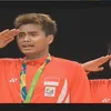momen indonesia raya berkumandang di Rio 2016