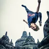 parkour, red bull, parkour atlet, candi borobudur
