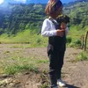 Liburan Mona Ratuliu ke Bromo