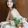 Moon Chae Won senyum