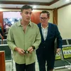 Foto Rendy Kjaernett dan Lady Nayoan di Sidang Perdana
