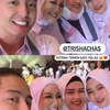 Foto Roger Danuarta dan Cut Meyriska di Pesta Ultah Ussy Sulistiawaty