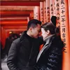 Rianti Cartwright dan suami liburan ke Jepang