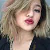 Marshanda pakai lipstik merah