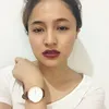 Marshanda pakai lipstik merah