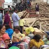Foto gempa bumi Nepal
