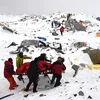 Foto gempa bumi Nepal