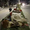 Foto gempa bumi Nepal