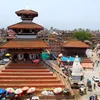 Foto gempa bumi Nepal
