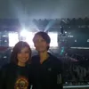 Najwa Shihab di konser Guns N Roses, Jakarta