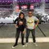 Najwa Shihab di konser Guns N Roses, Jakarta