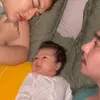 Foto Siti Badriah Kentut di Depan Baby Anak dan Suami