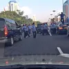 Foto Demo Taksi Jakarta