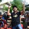 Giring Nidji \&#039;ngamen\&#039; di Posko Cawagub Jakarta
