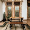 teras rumah mewah muzdalifah jadi cafe
