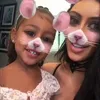 North West di Filter Snapchat