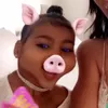 North West di Filter Snapchat