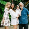 Foto Tommy dan Shelby Chong Mertua Rahma Azhari