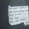 Tulisan driver ojol