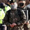 V BTS Gagah Pakai Seragam