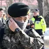 V BTS Gagah Pakai Seragam