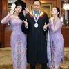 Gaya Annisa Pohan dan Almira dampingi AHY