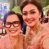 Gaya Bella Saphira di Resepsi Pernikahan Rasyid Rajasa