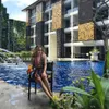 Gaya Seksi Cinta Laura di Bali