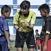 wasit cantik, wasit lucu, wasit kece, foto unik, fakta unik