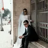 Boiyen dan Rully di teras bangunan