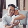 foto baby Owen - putra Laura Basuki