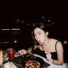 Haviza Devi makan malam