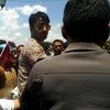 Meski cuaca tengah panas terik, Shaheer Sheikh dkk tetap semangat melakukan kirab di Yogyakarta.