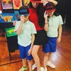 Potret kebersamaan Angel Karamoy dan 2 anaknya.