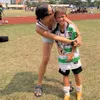 Kenji Anak Jennifer Bachdim Ikut Turnamen Bola