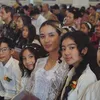 Leticia Joseph bersama keluarga