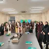 Imel Putri Cahyati dan peserta berpose bersama saat ikut kegiatan pesantren ramadan