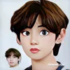 Editan Wajah Disney BTS