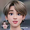 Editan Wajah Disney BTS