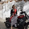 Erika Carlina, motoran, gaya sporty, kece, hamil 9 bulan