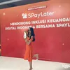 Lyodra Ginting pakai dress orange