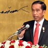 Dan inilah presiden ketujuh yang sekarang sedang memimpin Indonesia, presiden rendah hati Joko Widodo, seperti inilah bentuk tanda tangannya.