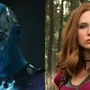 Nebula adalah robot alien yang punya kepala plontos dan merupakan saudara tiri Gamora serta mantan anak Thanos. Di balik Nebula yang robotic banget ini adalah si cantik Karen Gillan yang sangat mempesona.