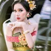Lucinta Luna Kenakan Baju Pengantin Adat Bali